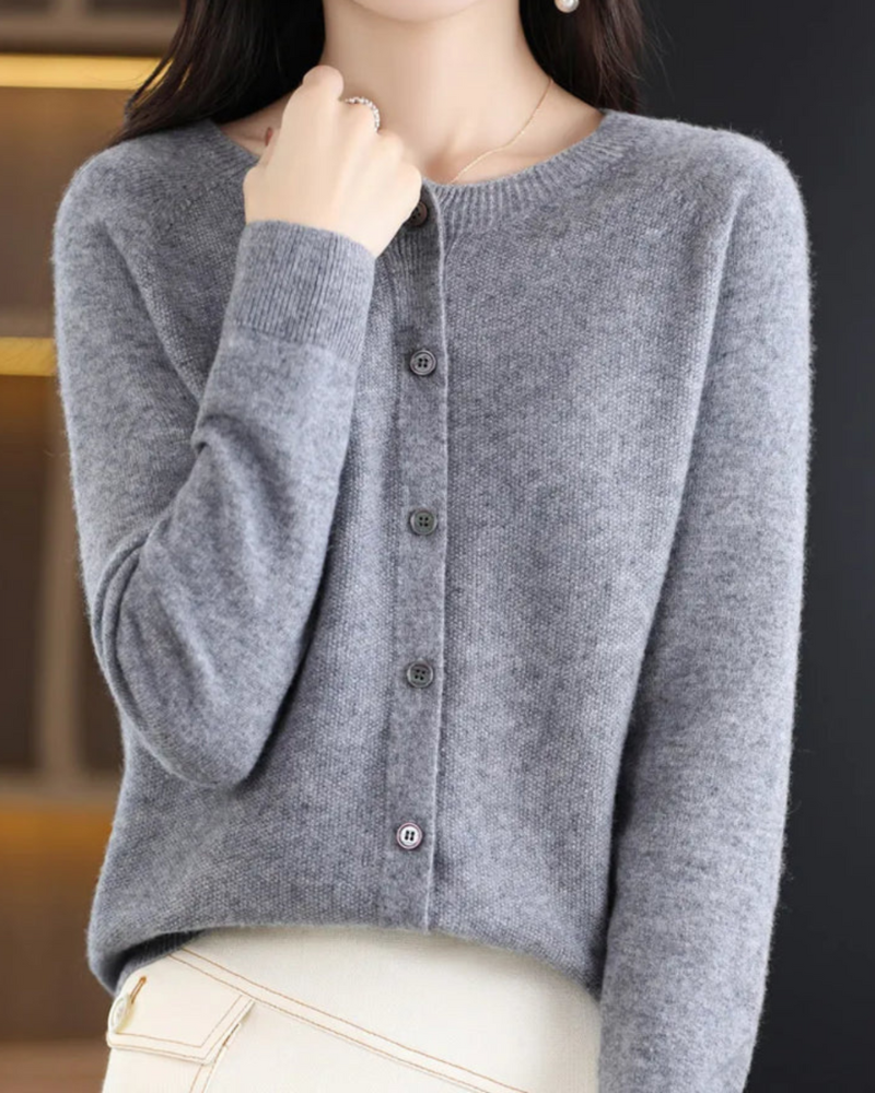Heidi-Mode | Damen Langarm Strickjacke