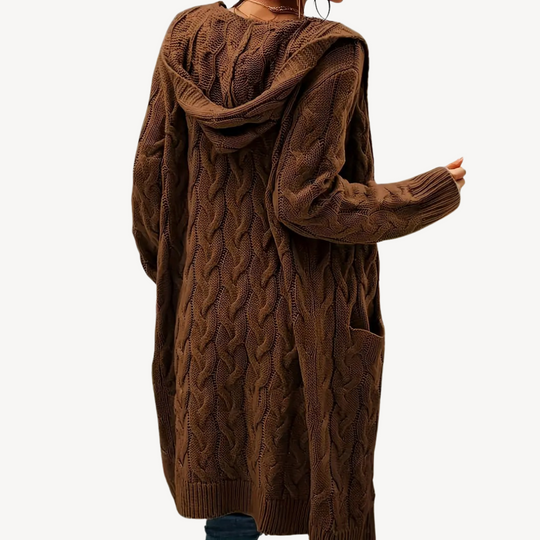 Heidi-Mode | Kabelstrick Kapuzencardigan