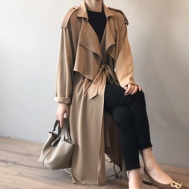 Trenchcoat Offene Vorderseite Damen