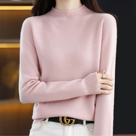 Heidi-Mode | Damen Rollkragenpullover Klassische Weiche Strickware Warm und Elegant Rollkragenpullover Damen