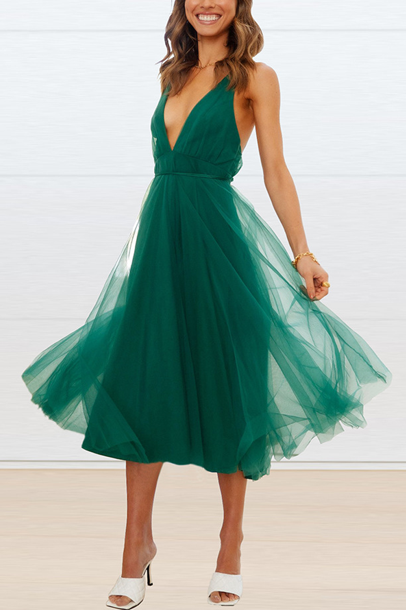 Heidi-Mode | Was Ich An Dir Mag Mesh Midi Kleid