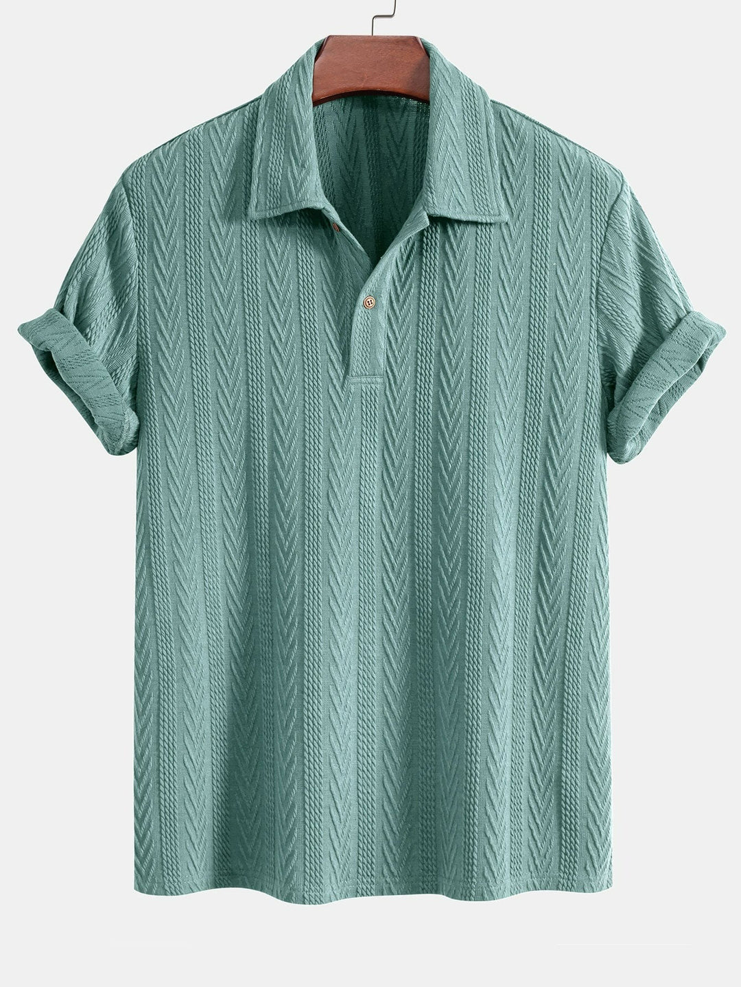 Geometrisches Jacquard-Polo – Ben