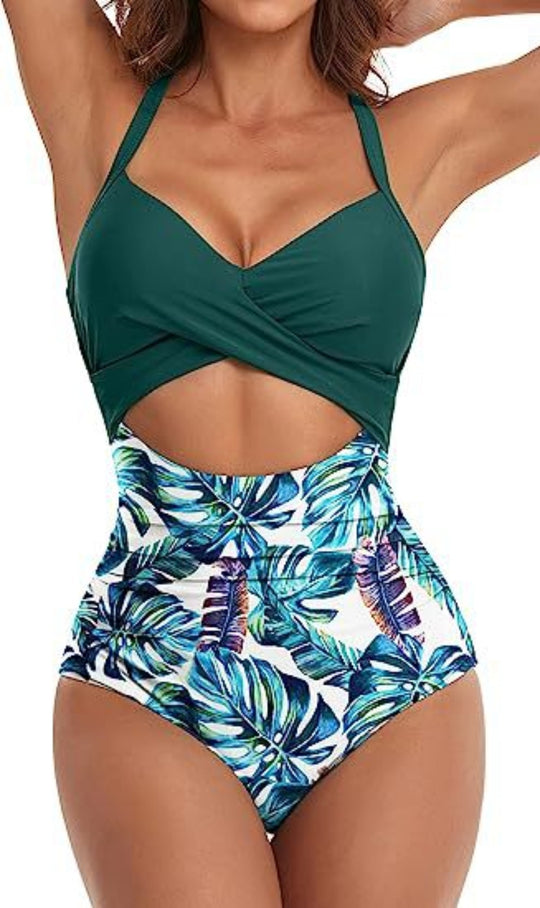 Heidi Mode | Hohler rückenfreier Bikini mit engen Trägern