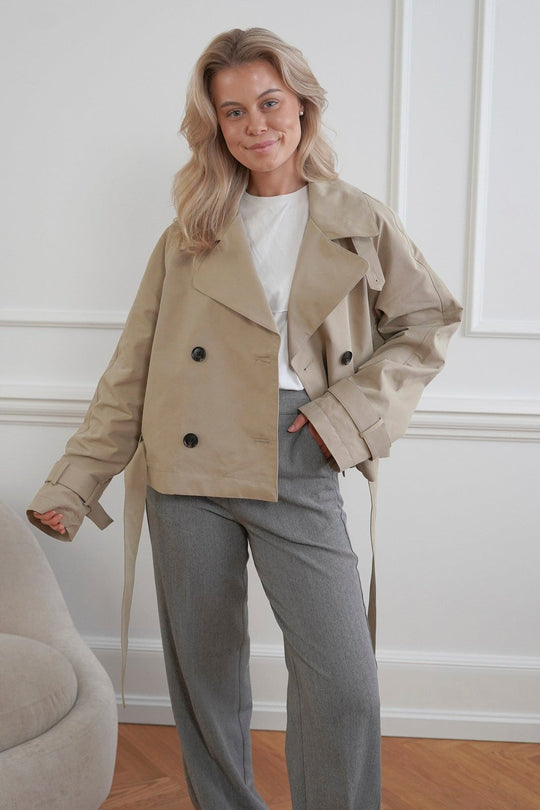 Heidi-Mode | Damen-Trenchcoat In Beige