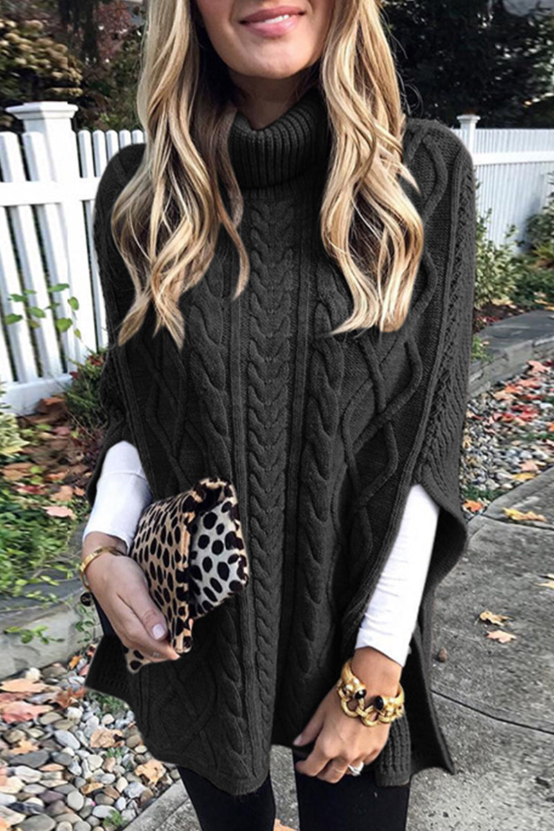 Heidi-Mode | Mode Casual Uni Pullover Rollkragenpullover - 7 Farben