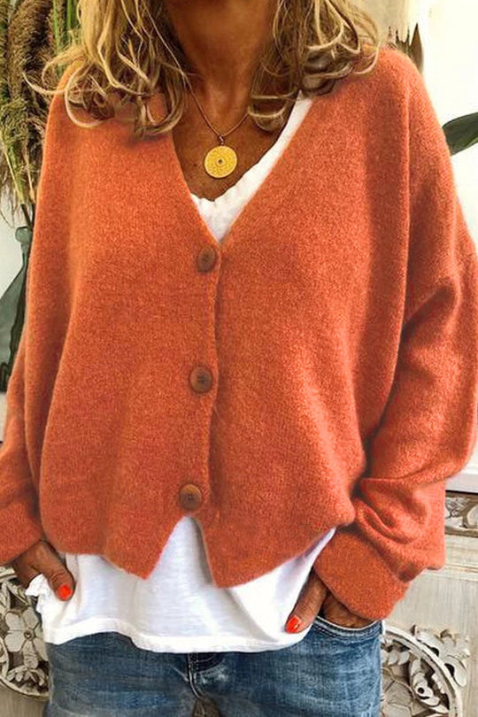 Lässige und bequeme allgemeine Strickjacke