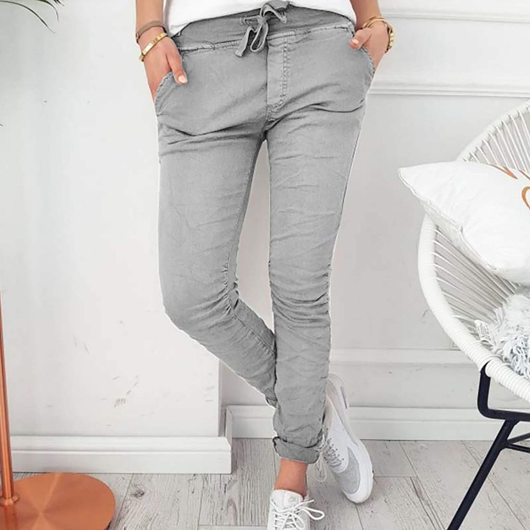 Heidi-Mode - Leichtgewicht Casual-Hose mit Elastik für Frauen