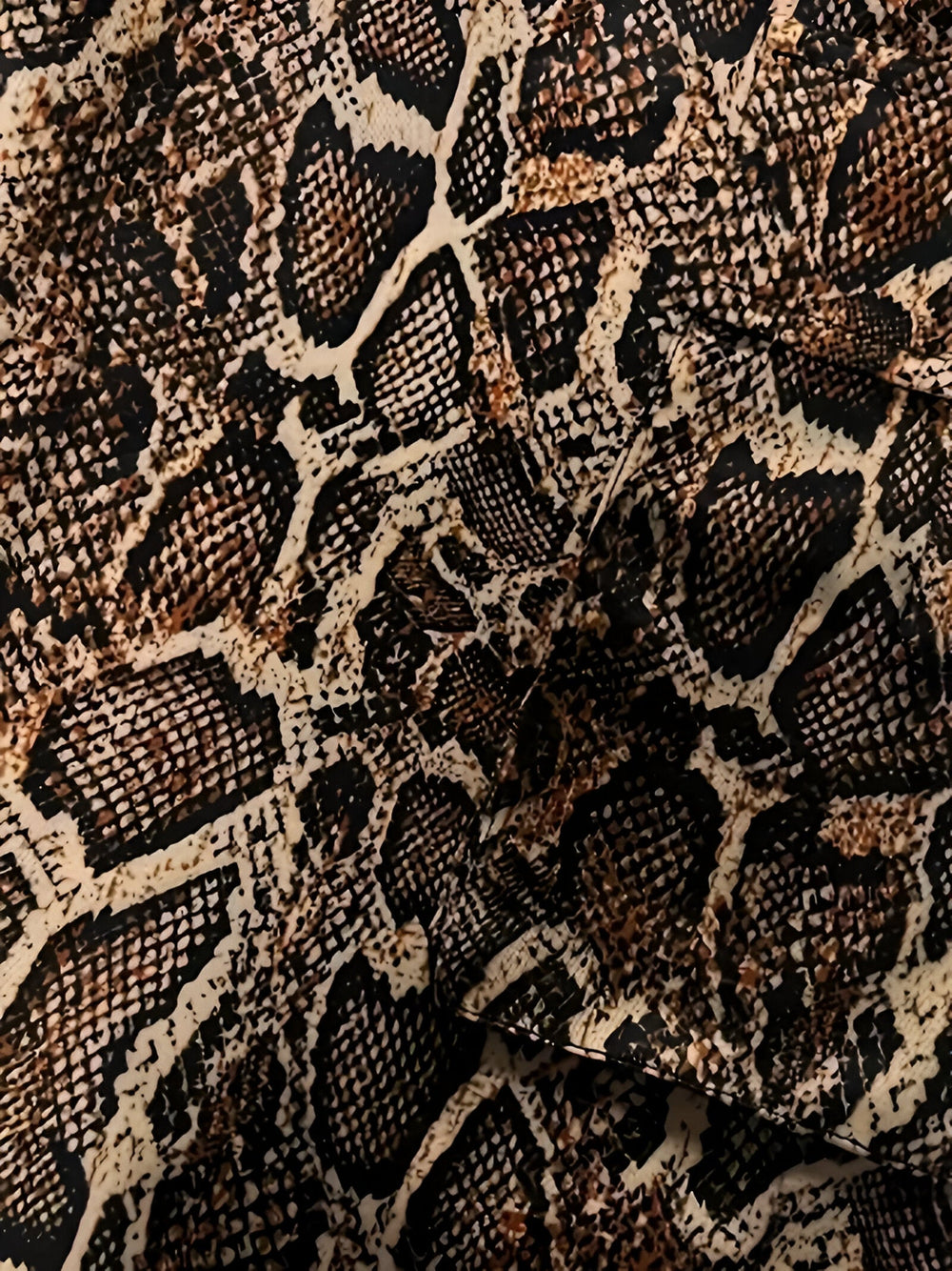 Heidi-Mode | Schicke Snake Skin Print Jogginghosen mit Hohem Bund