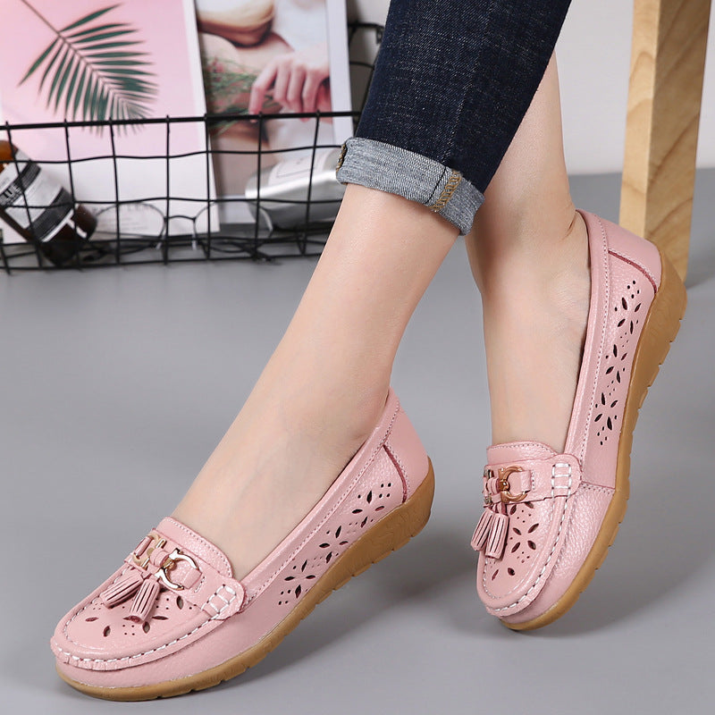 Heidi-Mode Neue Weibliche Erbsen Slipper