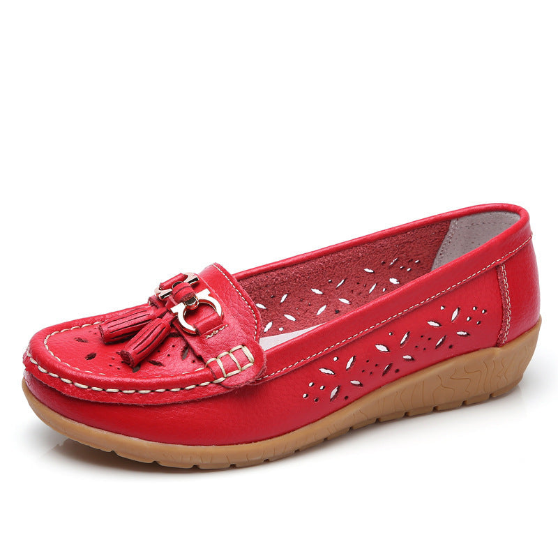 Heidi-Mode Neue Weibliche Erbsen Slipper