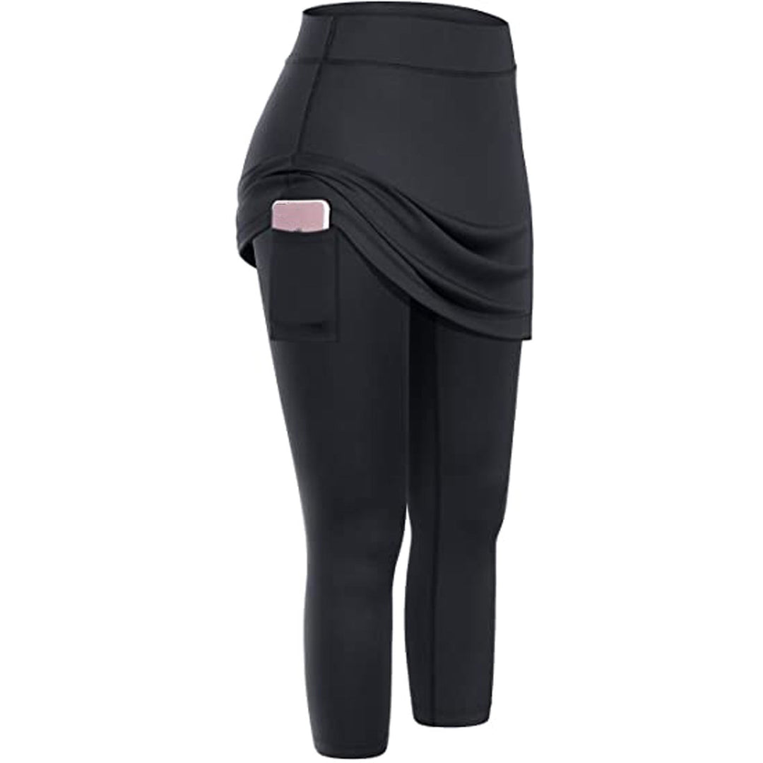 Heidi-Mode | Sportliche Tennis Leggings Rock mit Taschen