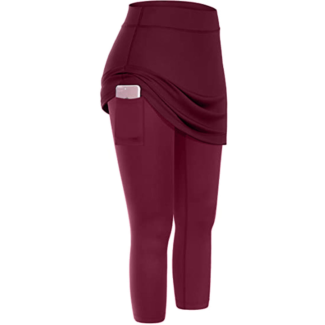 Heidi-Mode | Sportliche Tennis Leggings Rock mit Taschen