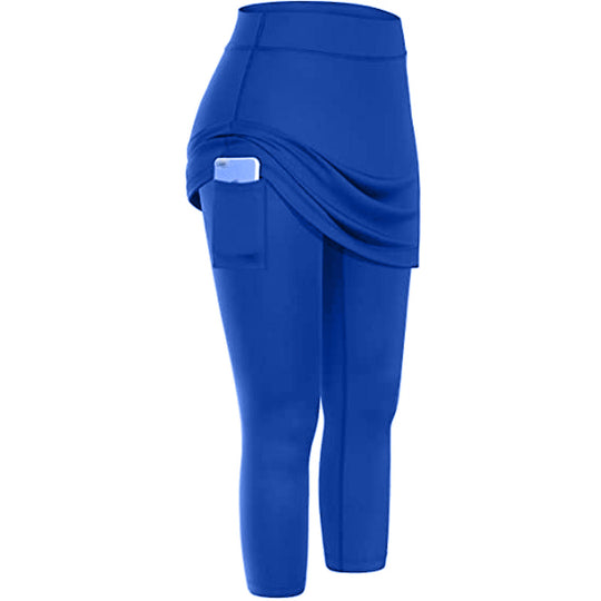 Heidi-Mode | Sportliche Tennis Leggings Rock mit Taschen