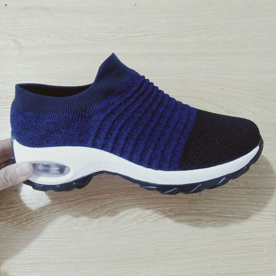 Heidi-Mode | Weicher Bund Fliegende Gewebte Schwingenschuhe