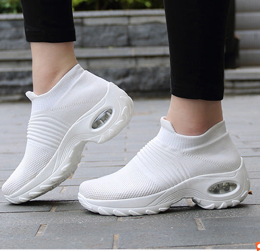 Heidi-Mode | Weicher Bund Fliegende Gewebte Schwingenschuhe