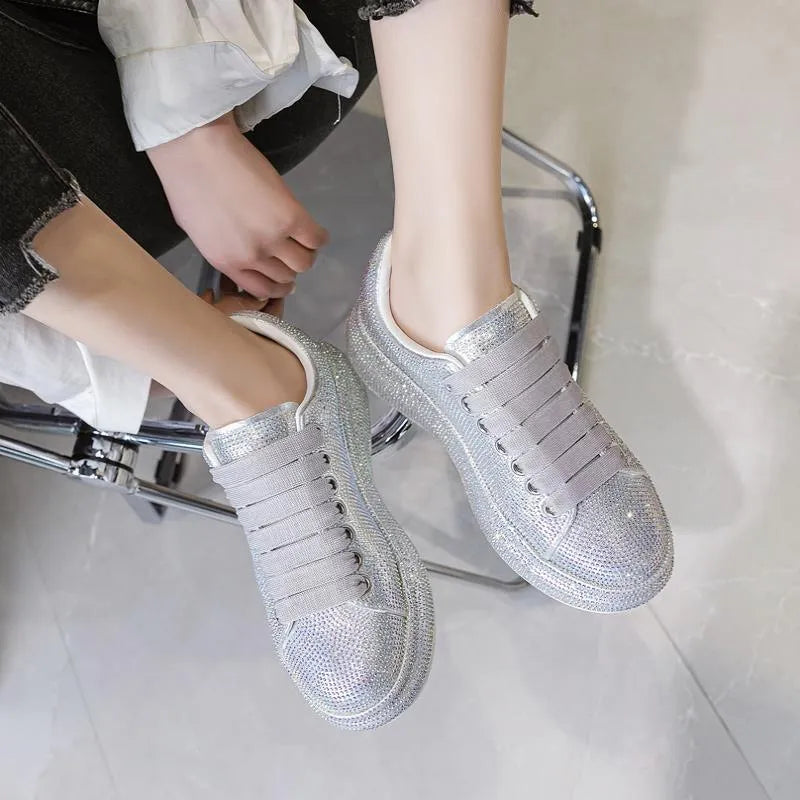 Heidi-Mode | Damen Sneaker mit Strass