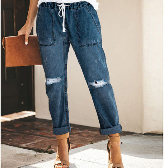 Heidi-Mode | Distressed-Jeanshose