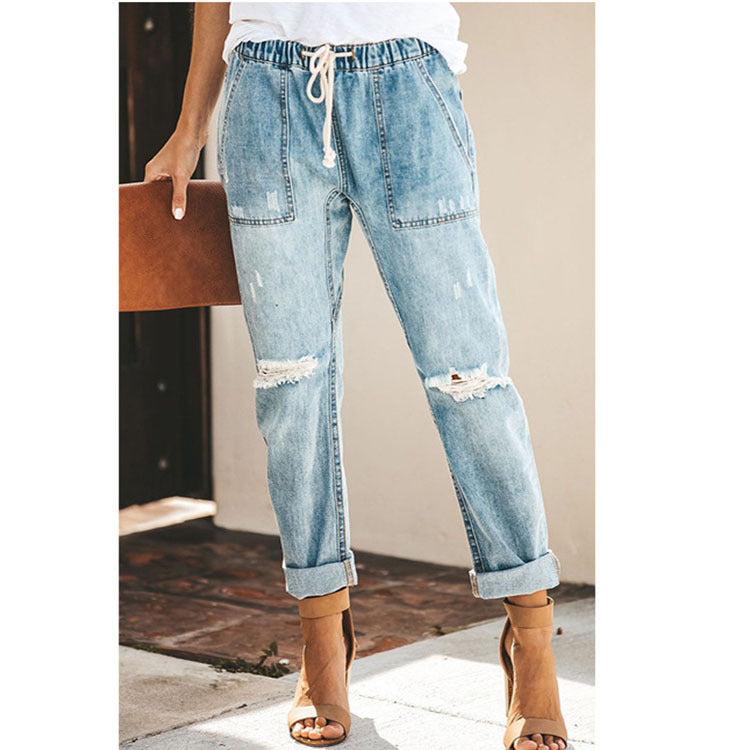 Heidi-Mode | Distressed-Jeanshose