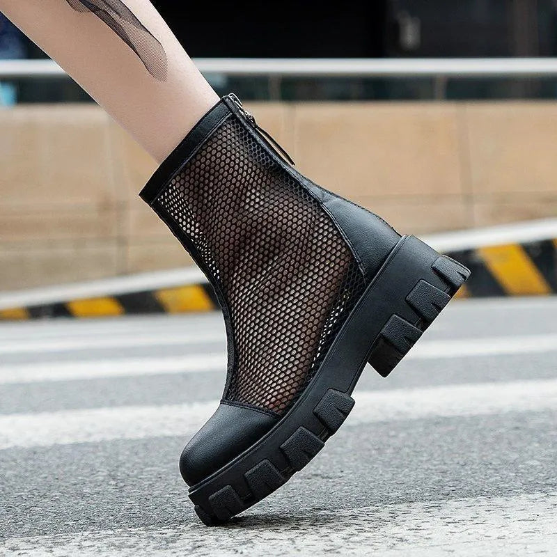 Heidi-Mode | Sommerstiefel mit Mesh