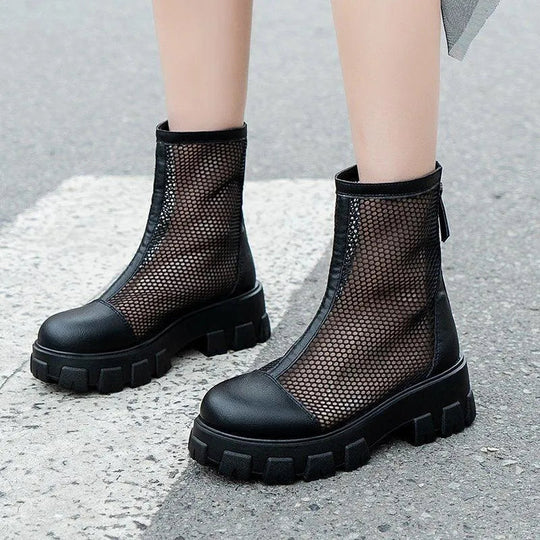 Heidi-Mode | Sommerstiefel mit Mesh