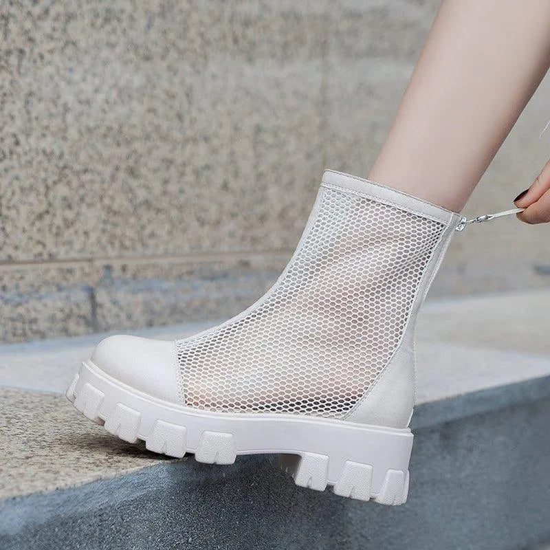 Heidi-Mode | Sommerstiefel mit Mesh