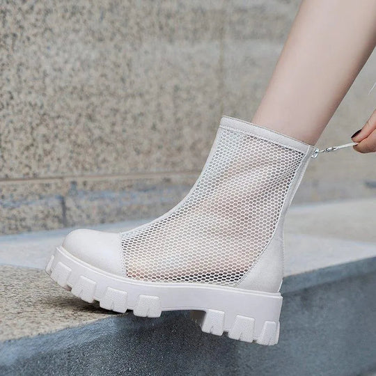 Heidi-Mode | Sommerstiefel mit Mesh