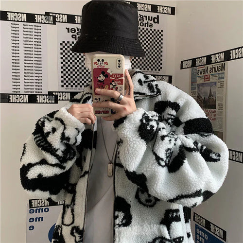 Heidi-Mode | Winterjacke mit Cartoonprint