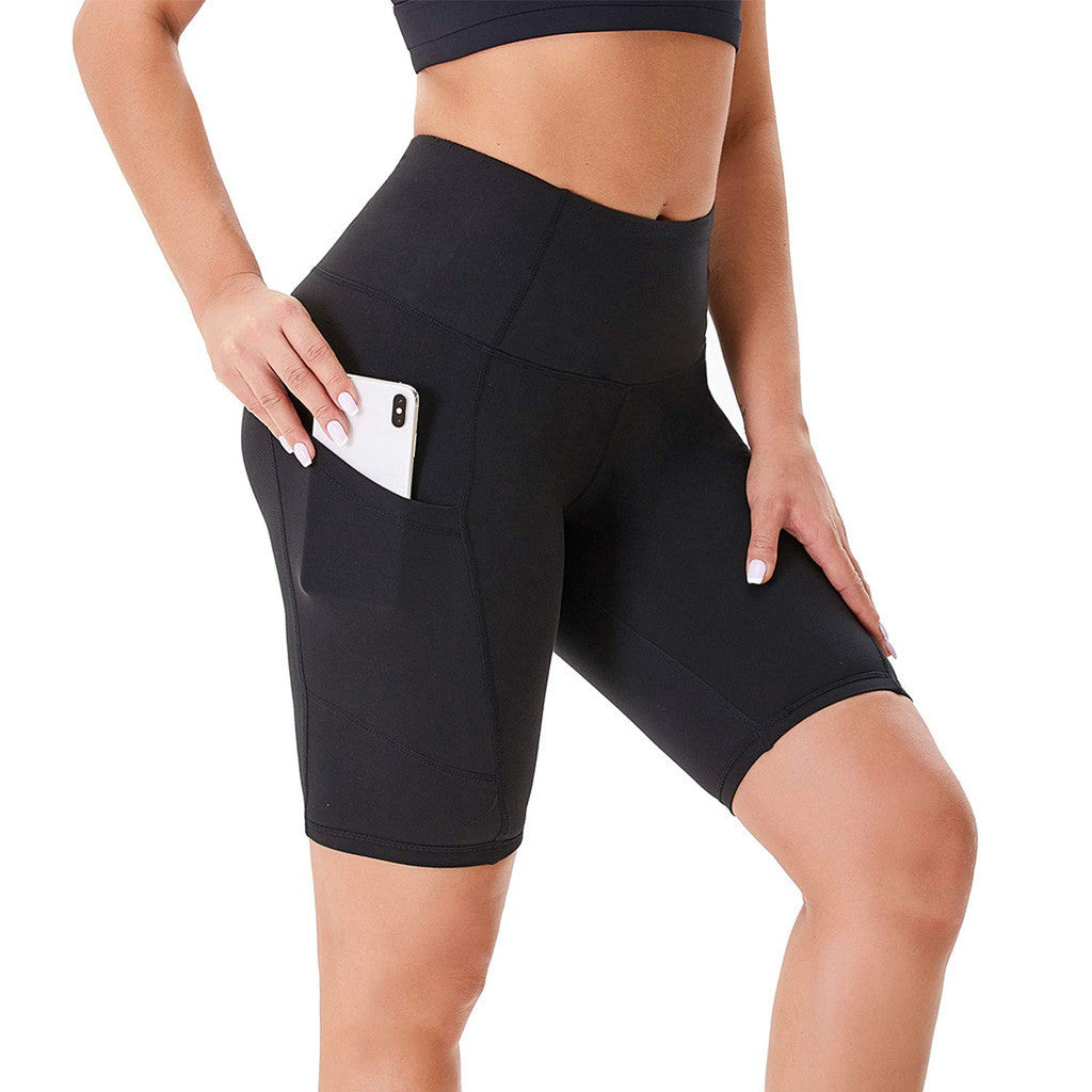 Zola | Doppelte Seitentasche Tight Yoga Shorts