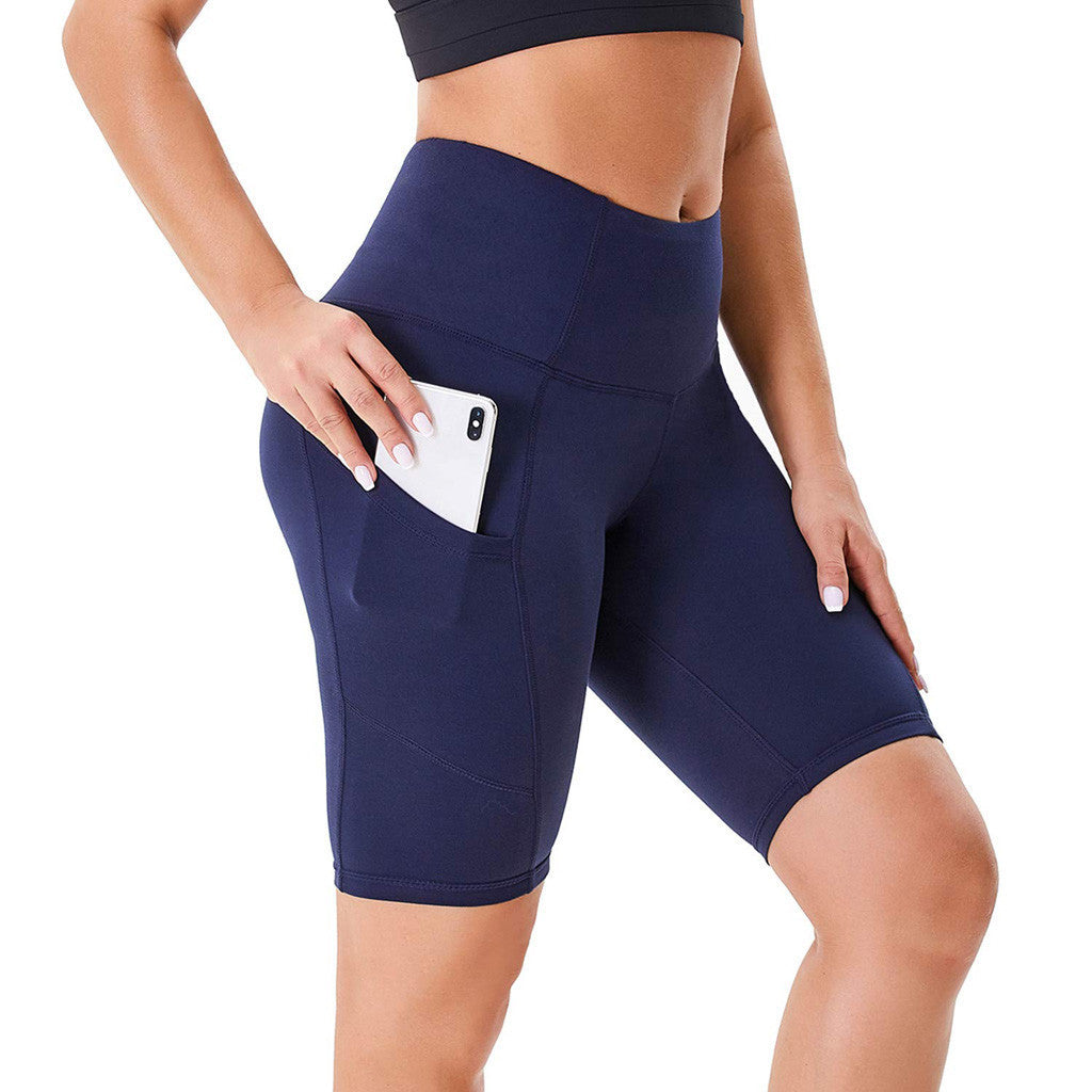 Zola | Doppelte Seitentasche Tight Yoga Shorts