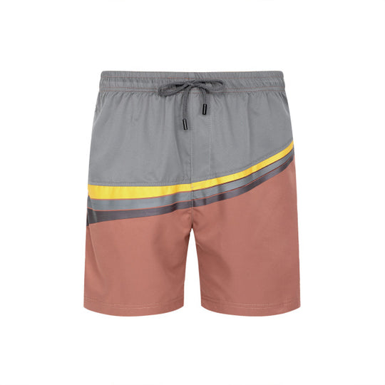 Matthew | Gestreifte Herren Shorts Casual Patchwork Trunks Beach Board