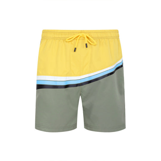 Matthew | Gestreifte Herren Shorts Casual Patchwork Trunks Beach Board