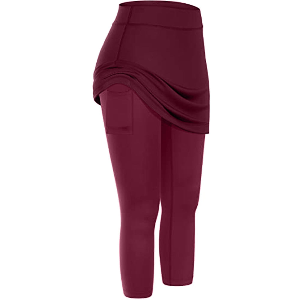 Heidi-Mode | Sportliche Tennis Leggings Rock mit Taschen