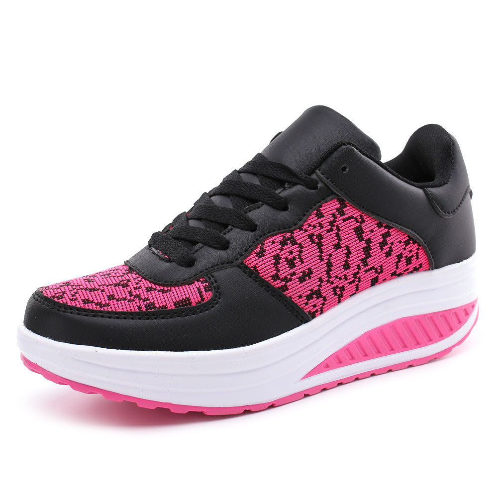 Heidi-Mode | Sportliche Plateauschuhe für Frauen mit Veganem Leder