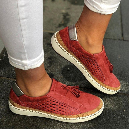Heidi-Mode | Luftdurchlässige Slip-Ons mit Orthopädischer Unterstützung