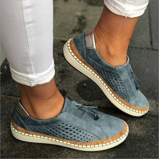 Heidi-Mode | Luftdurchlässige Slip-Ons mit Orthopädischer Unterstützung