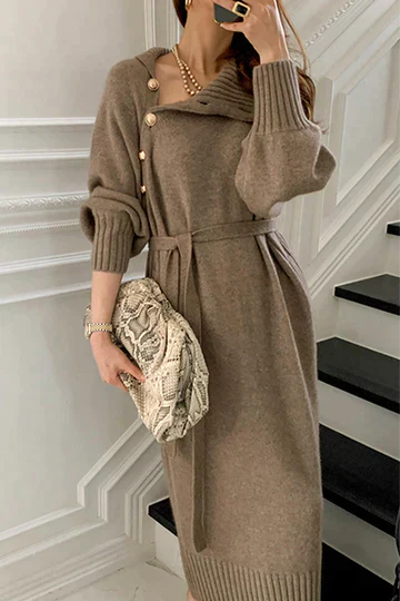 Heidi - Rollkragenpullover-Kleid