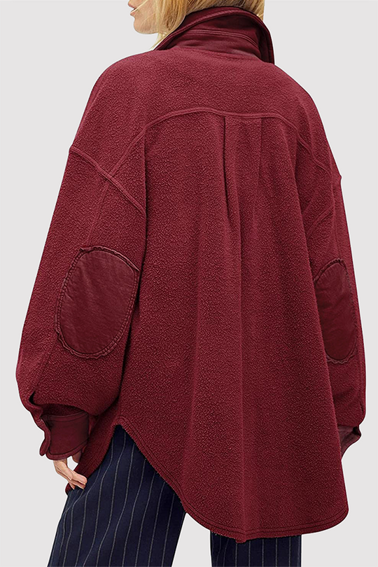 Heidi-Mode | Lässige Tierdruck Schnalle Basis Umklappkragen Outdoor-Bekleidung