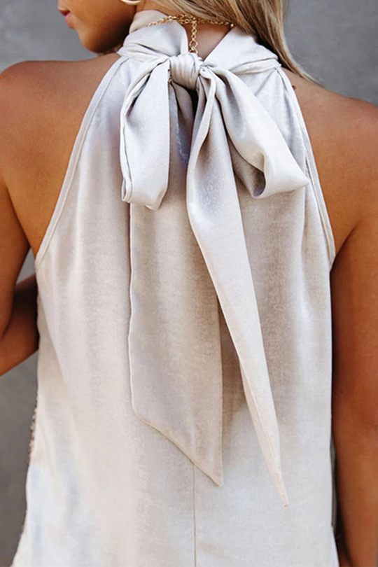 Heidi-Mode | Sexy Patchwork Pailletten Halter Tops