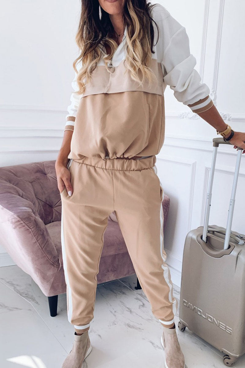 Heidi-Mode | Damen Sportanzug Langarm Top und Bequeme Hose Set