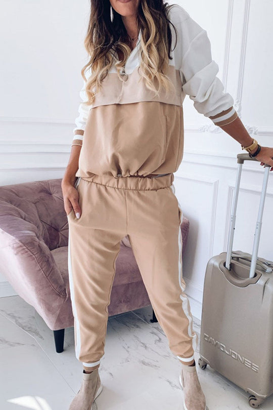 Heidi-Mode | Damen Sportanzug Langarm Top und Bequeme Hose Set