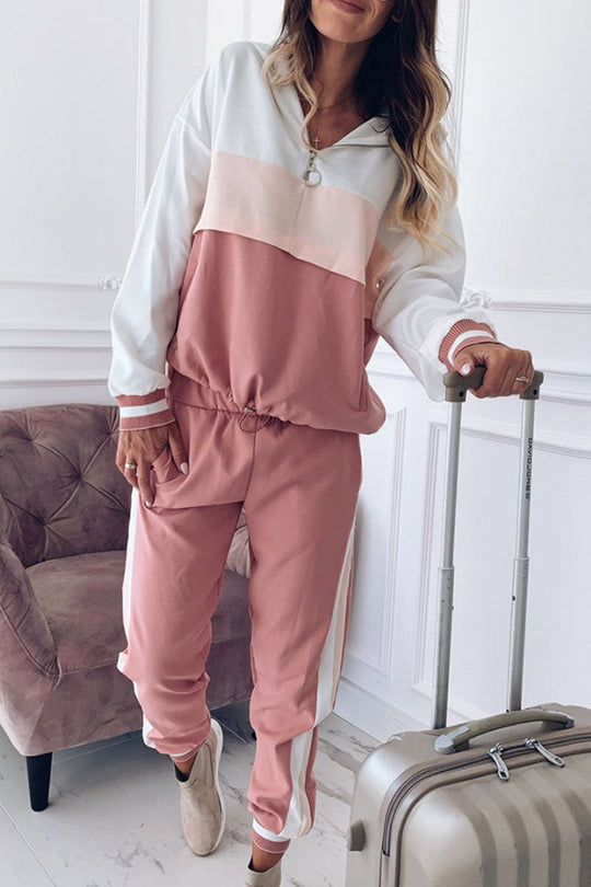 Heidi-Mode | Damen Sportanzug Langarm Top und Bequeme Hose Set