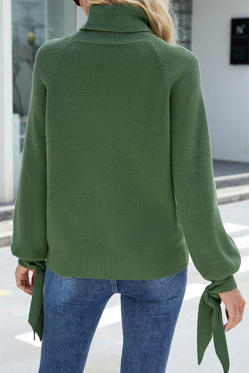 Heidi-Mode | Lässige Einfarbige Frenulum O-Ausschnitt Pullover - 5 Farben