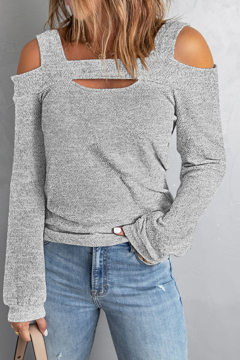 Heidi-Mode | Seriously Obsessed Cold Shoulder Top