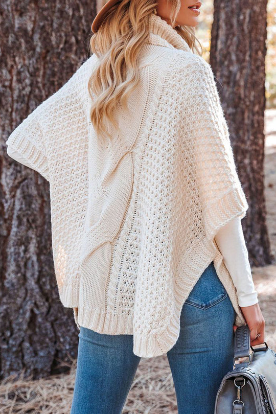 Heidi-Mode | Fashion Solide Patchwork Rollkragenoberteile