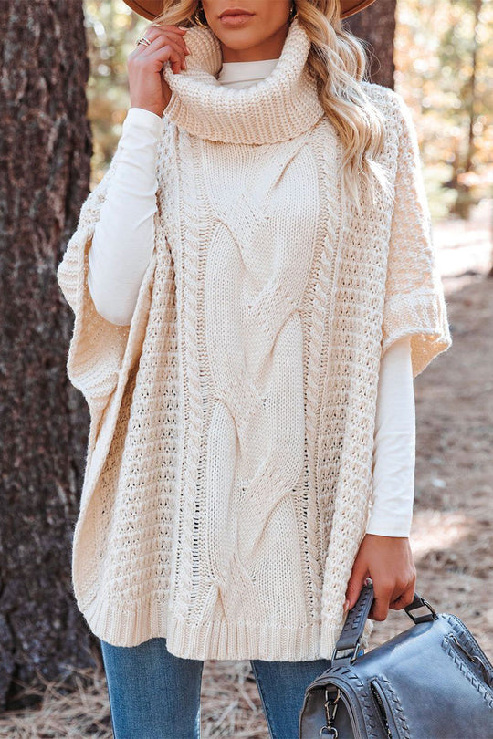 Heidi-Mode | Fashion Solide Patchwork Rollkragenoberteile