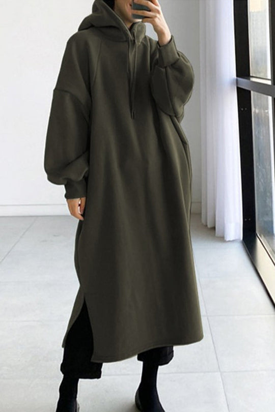 Heidi-Mode | Mode Casual Einfarbig Einfarbigen Kapuzenkragen Hoodies - 4 Farben