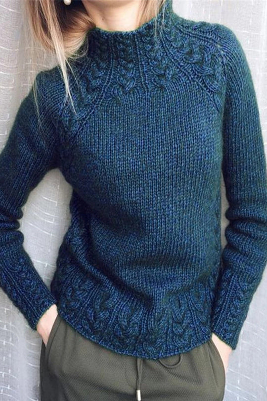 Heidi-Mode | Schlichter Rollkragenpullover In Hochwertigem Strickdesign