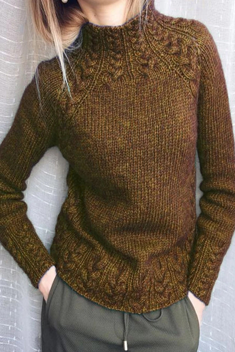 Heidi-Mode | Schlichter Rollkragenpullover In Hochwertigem Strickdesign