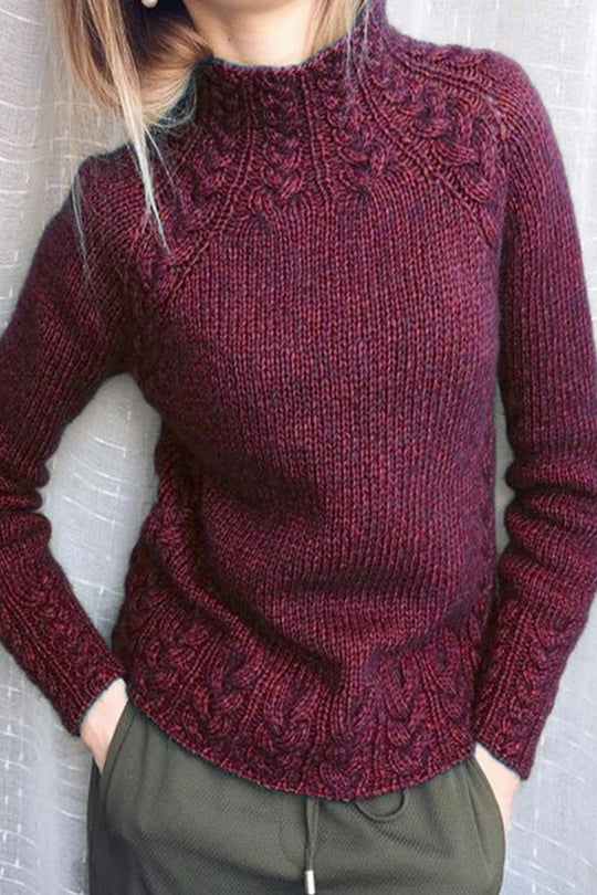 Heidi-Mode | Schlichter Rollkragenpullover In Hochwertigem Strickdesign