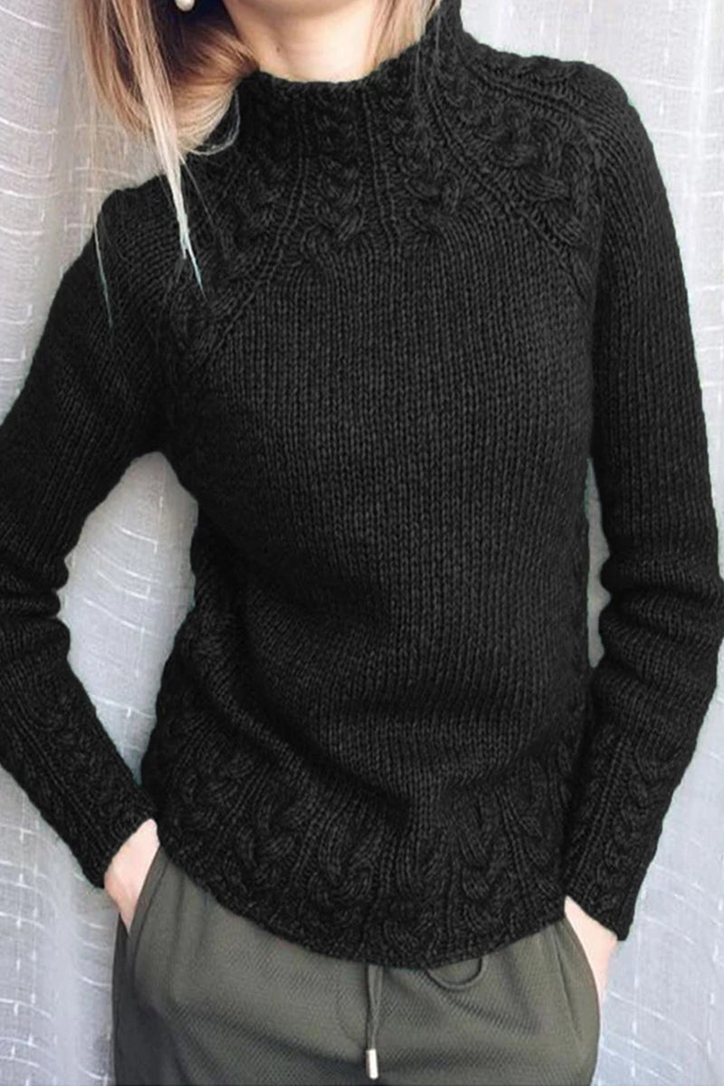 Heidi-Mode | Schlichter Rollkragenpullover In Hochwertigem Strickdesign